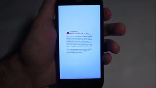 Motorola Moto GHow to remove warning Bootloader unlocked Message Logo Warning  HD [upl. by Danni]