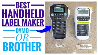 Best Hand Held Label Maker DYMO vs Brother PTouch I LOVE DYMO LM160 Label Manager [upl. by Wilkens933]