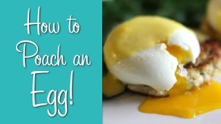 How To Poach an Egg  Perfect Poached Eggs Recipe [upl. by Bill641]