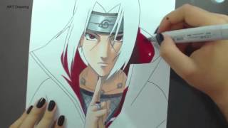 Hướng Dẫn Vẽ Uchiha Itachi [upl. by Esther]