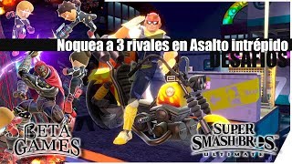 Noquea a 3 rivales en Asalto intrépido  Super Smash Bros Ultimate [upl. by Gambrill]