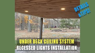 under deck roof and ceiling  recessed lights for under deck ceiling system [upl. by Raman]