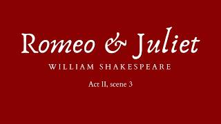 Romeo and Juliet  Act II scene 3 Audiobook [upl. by Norej]