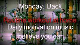 Daily strength training workout at home  Motivation tracks for fitness  Believe you can [upl. by Delgado]