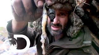 Eating A Disgusting Clam  Marooned with Ed Stafford [upl. by Trebbor]