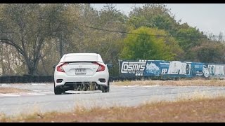 New Honda Civic Fc 15 Turbo 2016 ทดสอบโช๊ค Hdrive at Bira circuit Part2 [upl. by Gavini668]