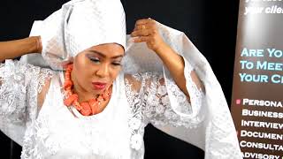 GELE TYING FOR BEGINNERS [upl. by Ahsinom]