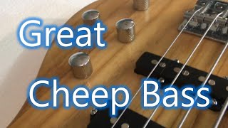 Great Cheep Bass Glarry 4String [upl. by Boeschen958]