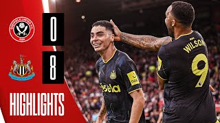 Sheffield United 08 Newcastle United  Premier League Highlights [upl. by Yadsendew721]