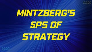 Mintzbergs 5Ps of Strategy A 5Minute Overview [upl. by Anitsahs154]