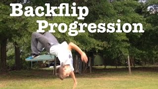 BACKFLIP IN 2 DAYS  Backflip progression [upl. by Aimerej]