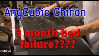 Replacing defective hot bed on my AnyCubic Chiron after 3 months [upl. by Mendes]