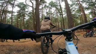 Biking Swinley Forest [upl. by Asereht963]