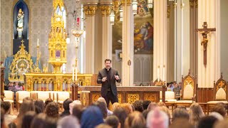 Fr Mike Schmitz at the University of Notre Dame [upl. by Ahsok27]