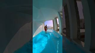 The most INSANE hotel room in the world At Cavo Tagoo Mykonos travel greece mykonos [upl. by Ymmaj]