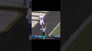 Flacco to Pittman Jr for a 1 yard TD pass vs Jags Oct 6th 2024 Jags 37 Colts 34coltsshorts [upl. by Debora]