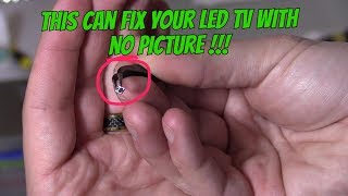 LED LCD BLACK SCREEN TV REPAIR COMMON FIX MUST SEE [upl. by Hannon]