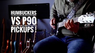 Humbucker vs P90 showdown [upl. by Ilonka]