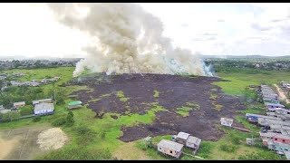 Incêndio de grandes proporções é registrado em Laranjal do Jari [upl. by Anny87]