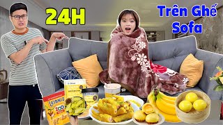 Thử Thách 24H Trên Ghế Sofa [upl. by Ahsemaj]