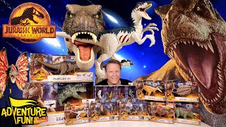 Jurassic World Dominion Official Movie Trailer Dinosaur Toy Action Figures AdventureFun 2022 [upl. by Tillfourd705]