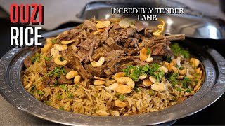 Ouzi Rice  Fork tender Lamb and Fragrant Rice ramadan ramadanrecipes [upl. by Paine734]