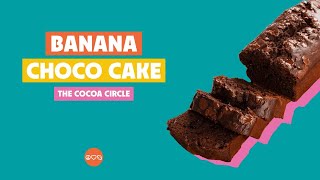 Banana Chocolate Cake How To Make The Moistest Cake Ever [upl. by Alegre545]