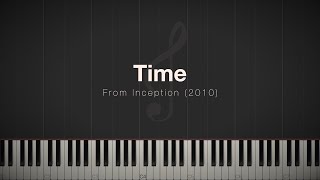 Time from quotInceptionquot \\ Hans Zimmer \\ Synthesia Piano Tutorial [upl. by Assina]