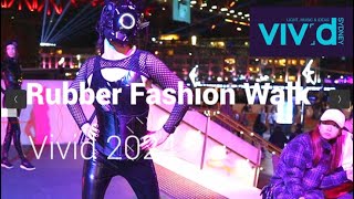 Rubber Fashion Walk  Vivid Sydney 2024 [upl. by Ahsir507]