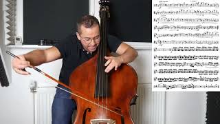 S Koussevitzky Double bass concerto 1st movement and tutorial [upl. by Sackville]