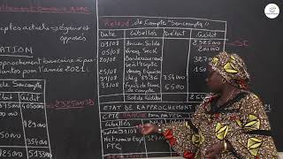 Cours  Seconde STEG  Comptabilité  Le rapprochement bancaire  Suite 4  Mme Diop [upl. by Roseanne112]