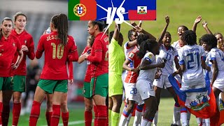 Haiti feminin vs Portugal feminin  live retro Preparasyon mondyal subscribe Corventina en feu wi [upl. by Rednave]