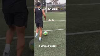 Effective 1v1 Skills 🥅🎯 soccer soccertraining [upl. by Bolton]