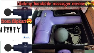 lifelong handable massager from flipkart 😍flipkartbeautyandproductreviews6303 [upl. by Eenet]