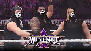 WWE 2K16  The Shield Masked At Wrestlemania 30 [upl. by Grega]