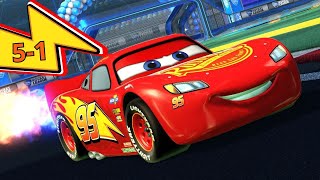 Partidazo 51 en Rocket League con Rayo McQueen⚽🚘 [upl. by Odlopoel]