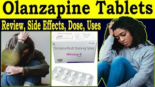 olanzapine tablets 5 mg 10 mg 25 mg  Olanzapine Mouth Dissolving tablets 5 mg  Review uses [upl. by Ahsela]