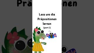 Kennst du diese Präpositionen part 1 deutsch deutschlernen learngerman shorts [upl. by Ellene74]