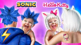 My Parents Are Hello Kitty and Sonic [upl. by Rissa995]