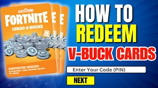 How To Redeem Fortnite VBucks Code [upl. by Leumhs410]