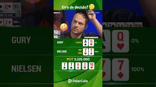 Erro de decisão ⁉️ pokerbrasil poker pokertime poquer casino pokerplayer pokerstars shorts [upl. by Nye]