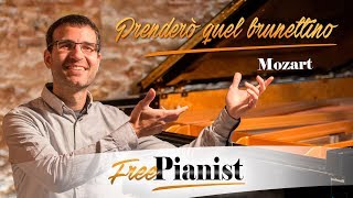 Prenderò quel brunettino  KARAOKE  PIANO ACCOMPANIMENT  Così fan tutte  Mozart [upl. by Newkirk]