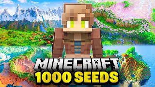 Top 1000 Best Minecraft Seeds of ALL TIME [upl. by Josefina]