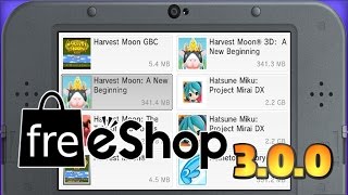 3DS Nova freeShop 300 ATUALIZEM [upl. by Emoraj]