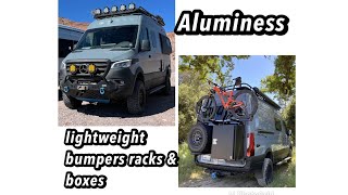 Aluminum bumpers and parts for your van by Aluminess [upl. by Eiznekam]