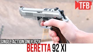 The NEW Single Action Only Beretta 92 Xi [upl. by Anerom]