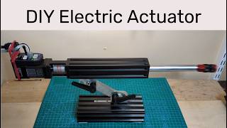 DIY 4040 VSlot Electric Actuator Igus High Helix Lead Screw [upl. by Dale]