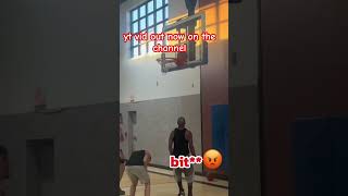 WHEN THE TRASH TALKERS ARE ACTUALLY TRASH yt hondizzy basketball vlog funny newyoutuber 5v5 [upl. by Maritsa122]