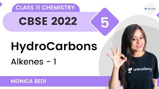 Hydrocarbons  Alkenes  1  L5  Class 11 Chemistry  Monica Bedi [upl. by Metzger]