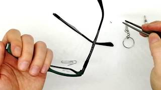 How to change the arms  temples of the Ray Ban 7017 model [upl. by Mycah839]